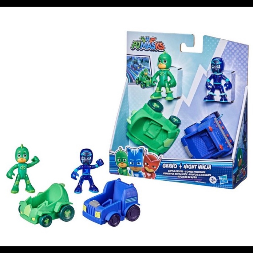 PJ Masks Battle Racers, Gekko Vs Night Ninja ~ NEW